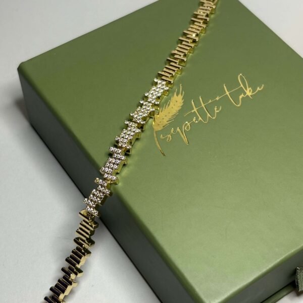 AUREA – Block | 14K Altın Kaplama Bileklik