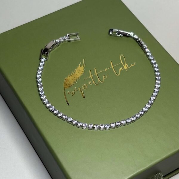 ICE – Tennis | Taşlı Gümüş Ton Bileklik