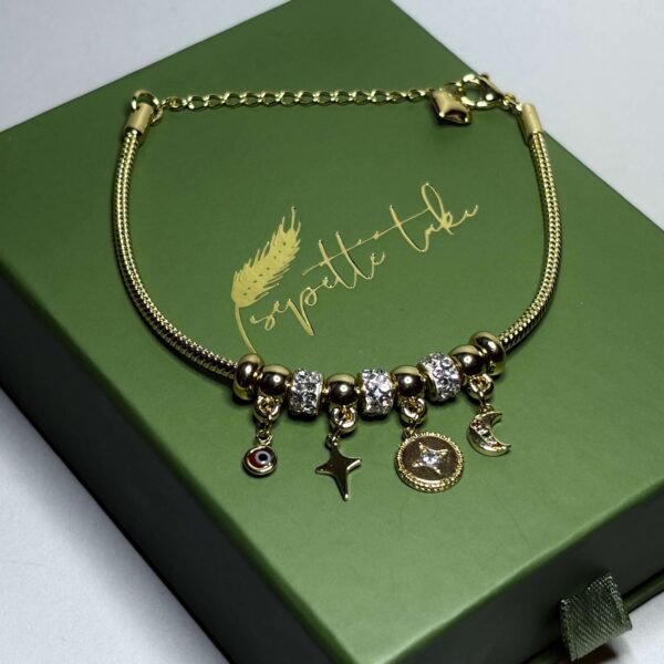 LUXE – Symbol | 14K Altın Kaplama Figürlü Bileklik