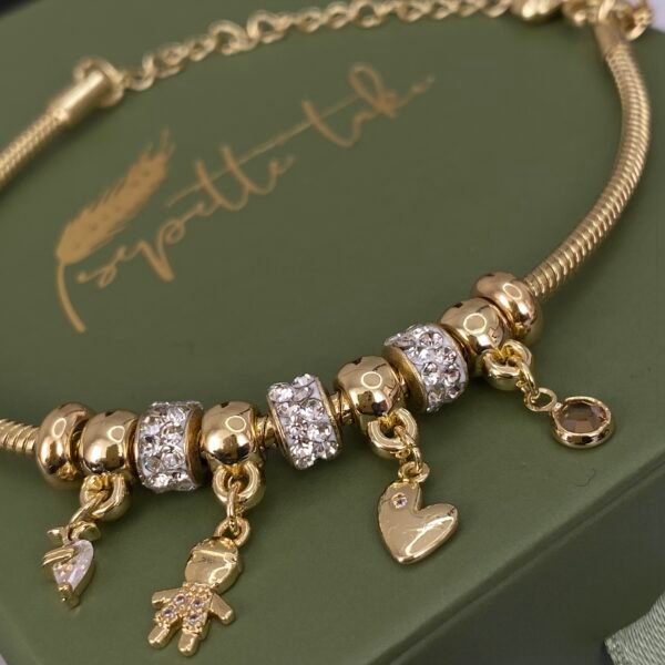 NOVA – Charmy | Figürlü Charm Gold Bileklik